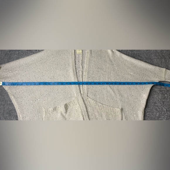 3/$30 ARDEN B. Women’s Sequins Open Front Batwing Sleeve Cardigan NWT SMALL - Picture 8 of 12